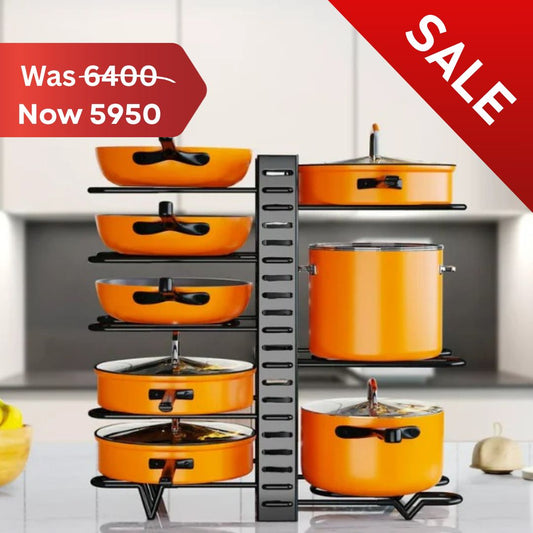Pot Rack Organizer 8 Tiers